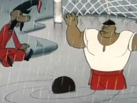 Как казаки в футбол играли